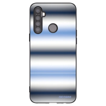 Picasee silikonový černý obal pro Realme 5 - Static Lines
