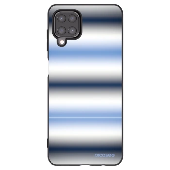 Picasee silikonový černý obal pro Samsung Galaxy A12 A125F - Static Lines
