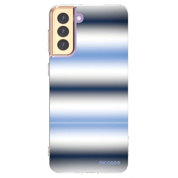Picasee silikonový průhledný obal pro Samsung Galaxy S21+ 5G G996F - Static Lines