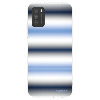 Picasee silikonový průhledný obal pro Xiaomi Poco M3 - Static Lines