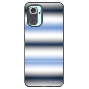 Picasee silikonový černý obal pro Xiaomi Redmi Note 10 Pro - Static Lines