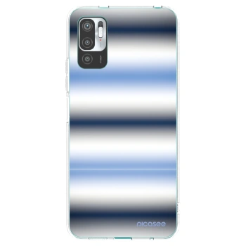 Picasee silikonový průhledný obal pro Xiaomi Redmi Note 10 5G - Static Lines
