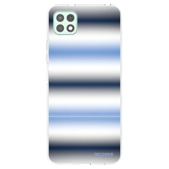 Picasee silikonový průhledný obal pro Samsung Galaxy A22 A226B 5G - Static Lines