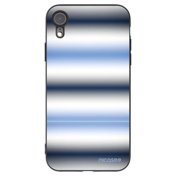Picasee silikonový černý obal pro Apple iPhone XR - Static Lines