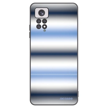 Picasee silikonový černý obal pro Xiaomi Redmi Note 11 - Static Lines