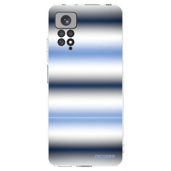 Picasee silikonový průhledný obal pro Xiaomi Redmi Note 11S 4G - Static Lines