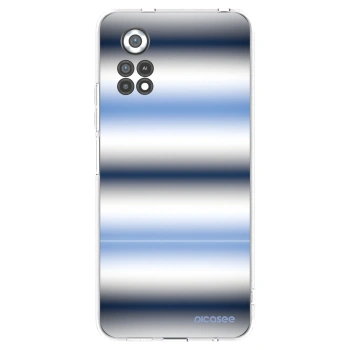 Picasee silikonový průhledný obal pro Xiaomi Poco X4 Pro 5G - Static Lines