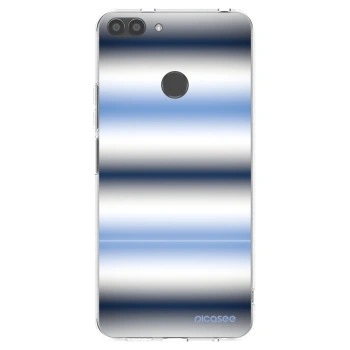 Picasee silikonový průhledný obal pro Huawei P Smart - Static Lines