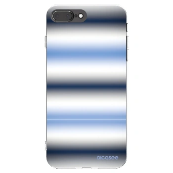 Picasee silikonový průhledný obal pro Apple iPhone 8 Plus - Static Lines
