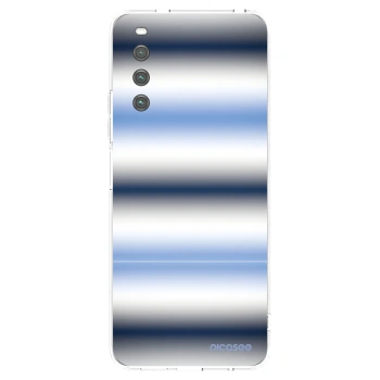 Picasee silikonový průhledný obal pro Sony Xperia 10 IV 5G - Static Lines