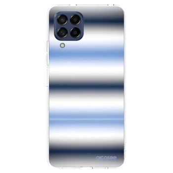 Picasee silikonový průhledný obal pro Samsung Galaxy M53 5G - Static Lines