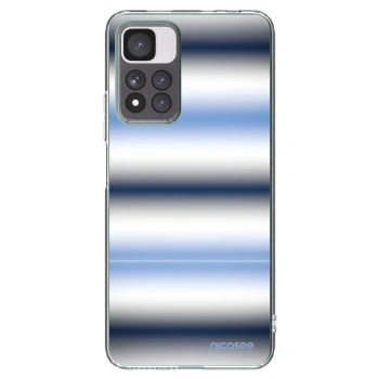 Picasee silikonový průhledný obal pro Xiaomi Redmi Note 11 Pro+ 5G - Static Lines