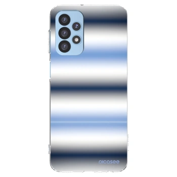 Picasee silikonový průhledný obal pro Samsung Galaxy A23 A235F 4G - Static Lines