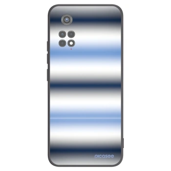 Picasee silikonový černý obal pro Xiaomi Redmi Note 11S 5G - Static Lines