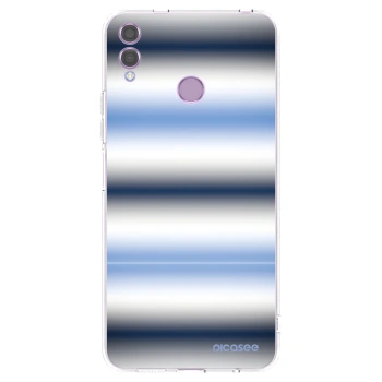 Picasee silikonový průhledný obal pro Honor 8X - Static Lines