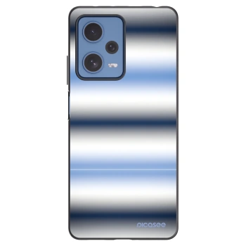 Picasee silikonový černý obal pro Xiaomi Redmi Note 12 Pro 5G - Static Lines