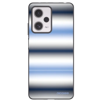 Picasee silikonový černý obal pro Xiaomi Redmi Note 12 Pro+ 5G - Static Lines