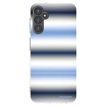 Picasee silikonový průhledný obal pro Samsung Galaxy A14 4G A145R - Static Lines