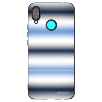 Picasee silikonový černý obal pro Huawei Nova 3 - Static Lines