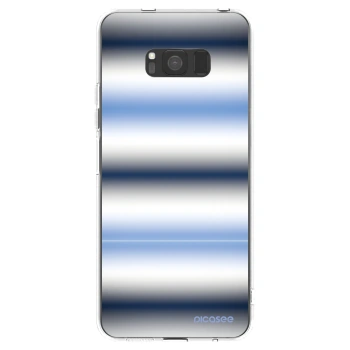 Picasee silikonový průhledný obal pro Samsung Galaxy S8 G950F - Static Lines