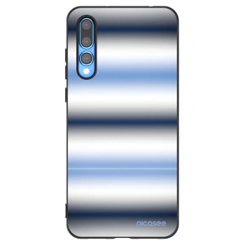 Picasee silikonový černý obal pro Huawei P20 Pro - Static Lines