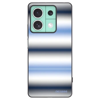 Picasee silikonový černý obal pro Xiaomi Redmi Note 13 5G - Static Lines