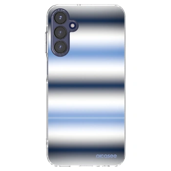 Picasee silikonový průhledný obal pro Samsung Galaxy A15 A155F 4G - Static Lines