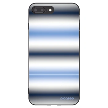 Picasee silikonový černý obal pro Apple iPhone 8 Plus - Static Lines