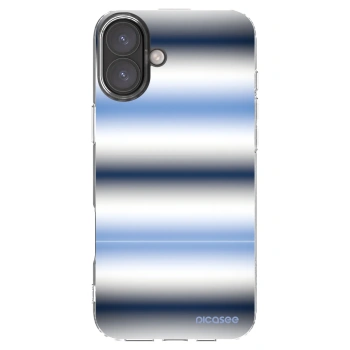Picasee silikonový průhledný obal pro Apple iPhone 16 Plus - Static Lines