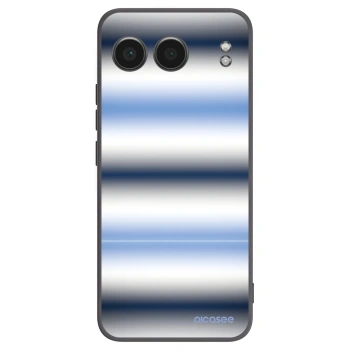 Picasee silikonový černý obal pro OnePlus Nord 4 - Static Lines