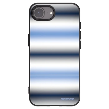 Picasee silikonový černý obal pro Apple iPhone 16e - Static Lines