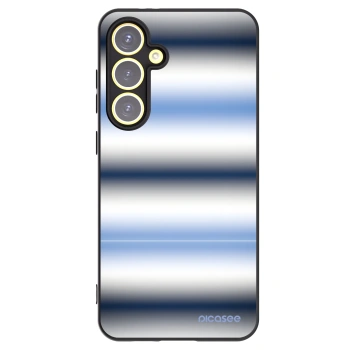 Picasee silikonový černý obal pro Samsung Galaxy S24 FE S721B - Static Lines