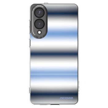 Picasee silikonový průhledný obal pro Samsung Galaxy S25 Edge 5G - Static Lines