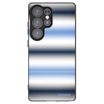 Picasee silikonový černý obal pro Samsung Galaxy S25 Ultra 5G - Static Lines