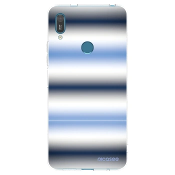 Picasee silikonový průhledný obal pro Huawei Y7 2019 - Static Lines
