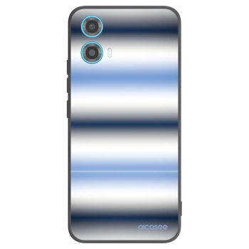 Picasee silikonový černý obal pro Motorola Moto G34 5G - Static Lines