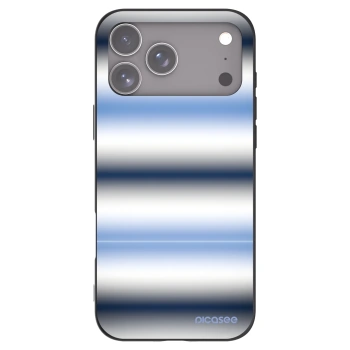 Picasee silikonový černý obal pro Apple iPhone 17 Pro Max - Static Lines