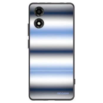 Picasee silikonový černý obal pro Motorola Moto E14 - Static Lines
