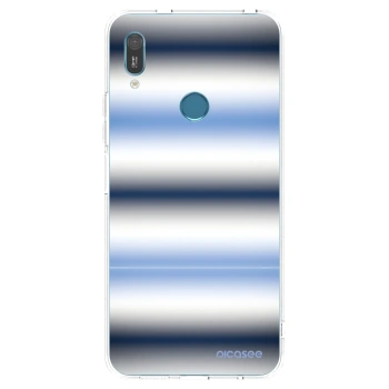 Picasee silikonový průhledný obal pro Huawei Y6 2019 - Static Lines
