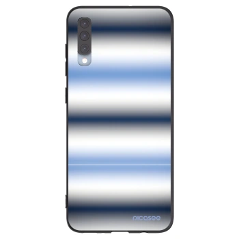 Picasee silikonový černý obal pro Samsung Galaxy A70 A705F - Static Lines