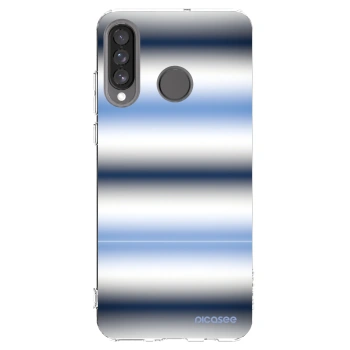 Picasee silikonový průhledný obal pro Huawei P30 Lite - Static Lines