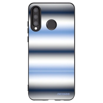 Picasee silikonový černý obal pro Huawei P30 Lite - Static Lines