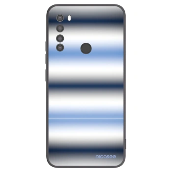 Picasee silikonový černý obal pro Xiaomi Redmi Note 8 - Static Lines