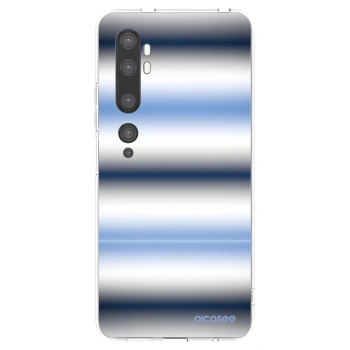 Picasee silikonový průhledný obal pro Xiaomi Mi Note 10 (Pro) - Static Lines