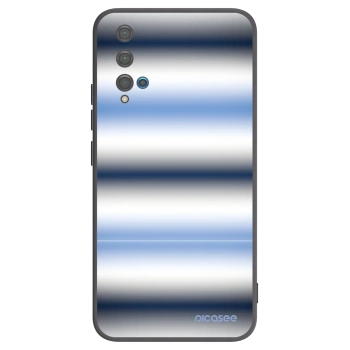 Picasee silikonový černý obal pro Huawei Nova 5T - Static Lines
