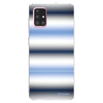 Picasee silikonový průhledný obal pro Samsung Galaxy A71 A715F - Static Lines