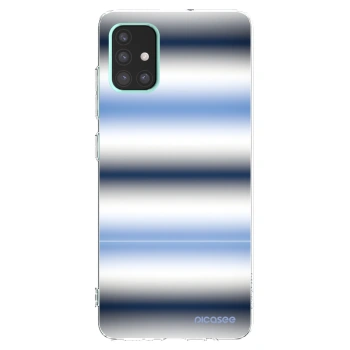 Picasee silikonový průhledný obal pro Samsung Galaxy A51 A515F - Static Lines
