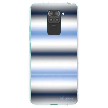 Picasee silikonový černý obal pro Xiaomi Redmi Note 9 - Static Lines