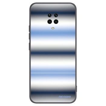 Picasee silikonový černý obal pro Xiaomi Redmi Note 9S - Static Lines