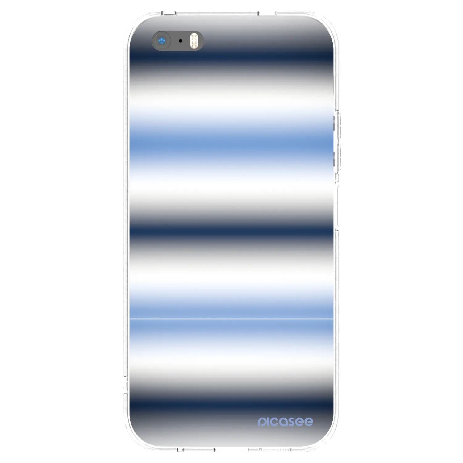 Picasee silikonový průhledný obal pro Apple iPhone 5/5S/SE - Static Lines